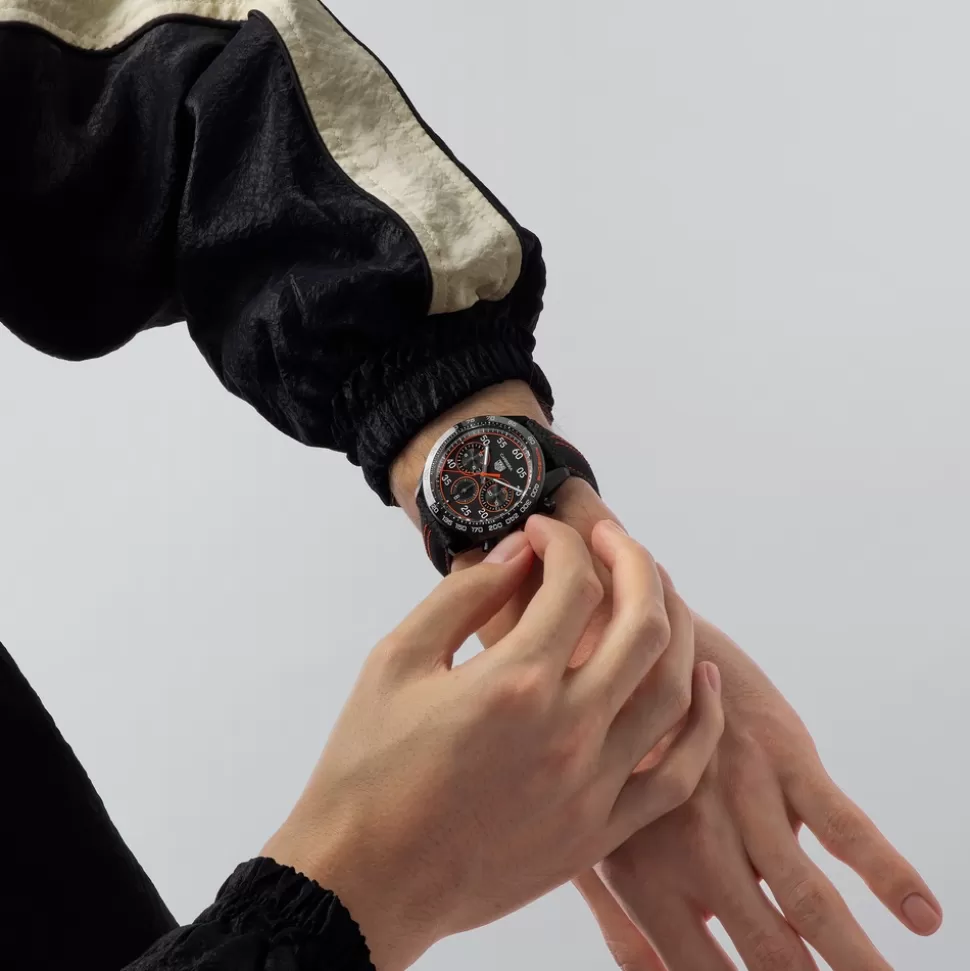 Best Sale Carrera Chronograph x Porsche Orange Racing Chronograph Watches | Special Editions